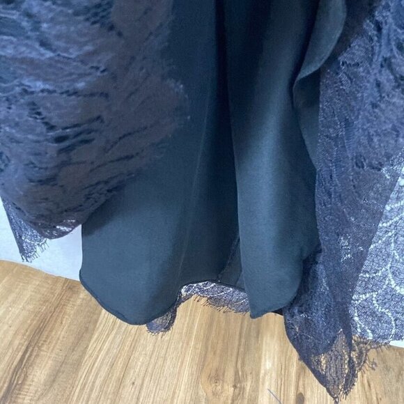 Vintage Ellen Tracy Maxi Velvet Dress Whimsy Fairy Goth Witchy Dark 90s Y2K 6 - Picture 4 of 6